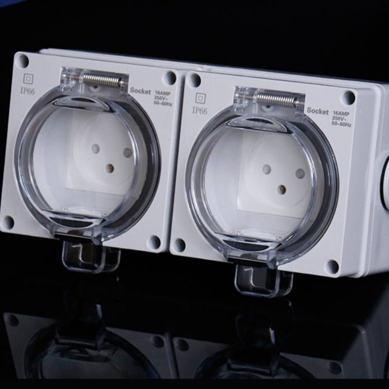 Dual Australian IP66 socket