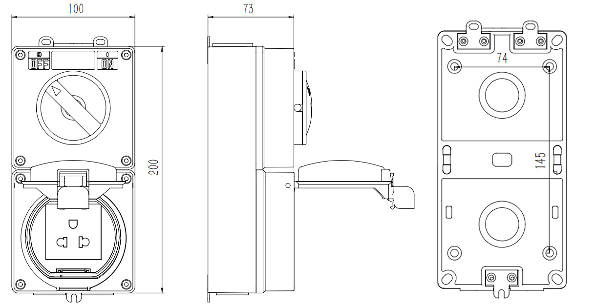 external usb socket
