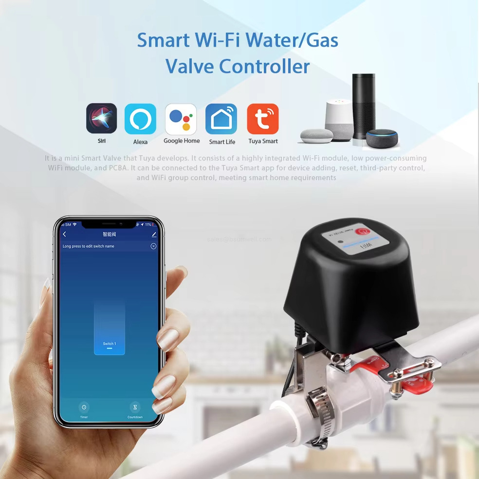 Smart Wi-Fi Water/Gas Valve Controller