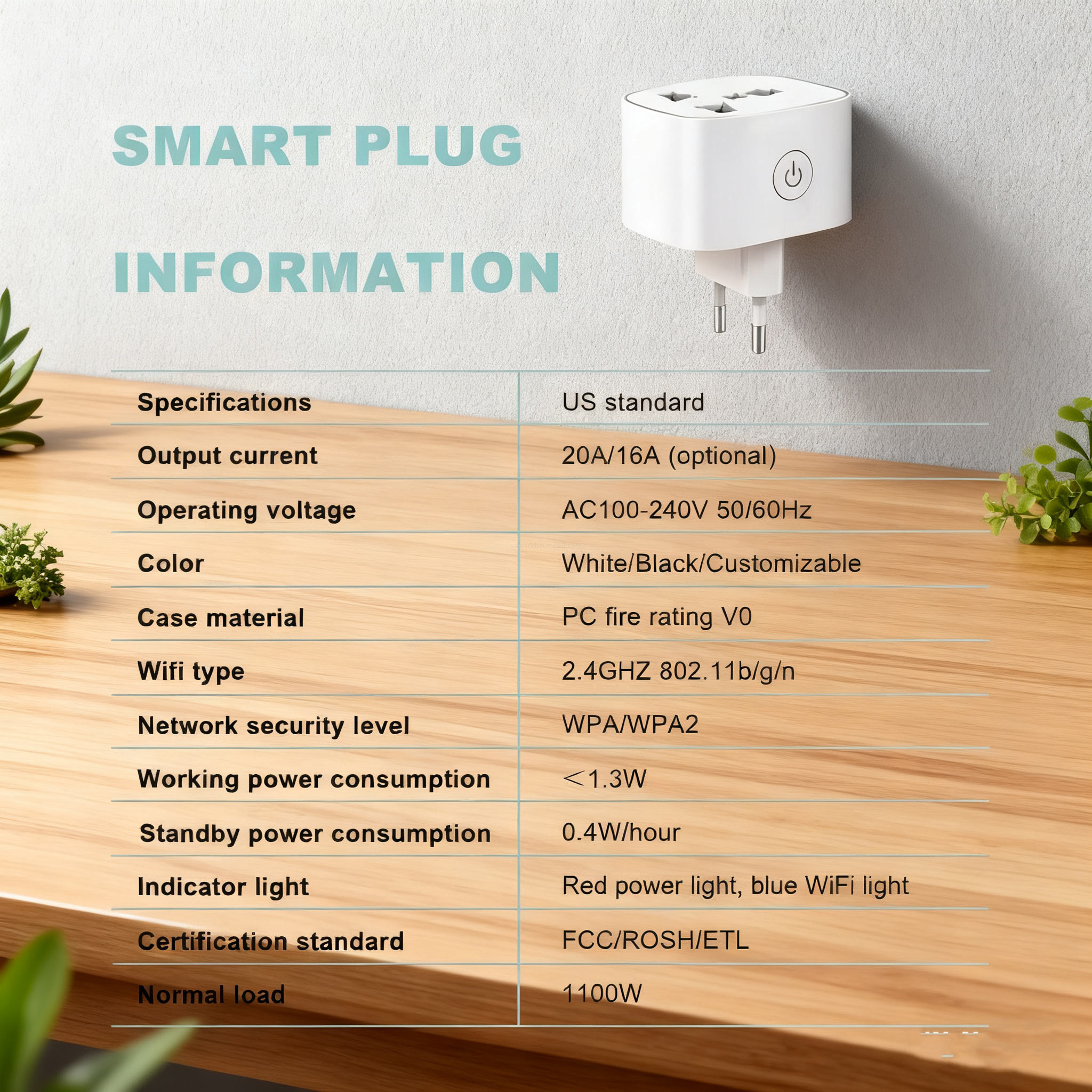 Wifi Smart outlet plug