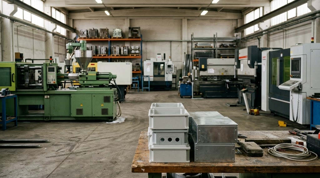 OEM/ODM Enclosure Customization: Injection Molding vs Sheet Metal – Tooling, Lead Time & Batch Size Guide