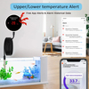 Freezer water temperature detector
