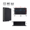 IP67 Waterproof Junction Box Black ABS Plastic Industrial Electrical Enclosure Outdoor Electronics Project Case With Mounting Flange 200x120x75mm