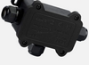 IP68 Waterproof Junction Box Outdoor 3 Way T Type PA66 Nylon Electrical Cable Connector Sleeve External Splice Enclosure