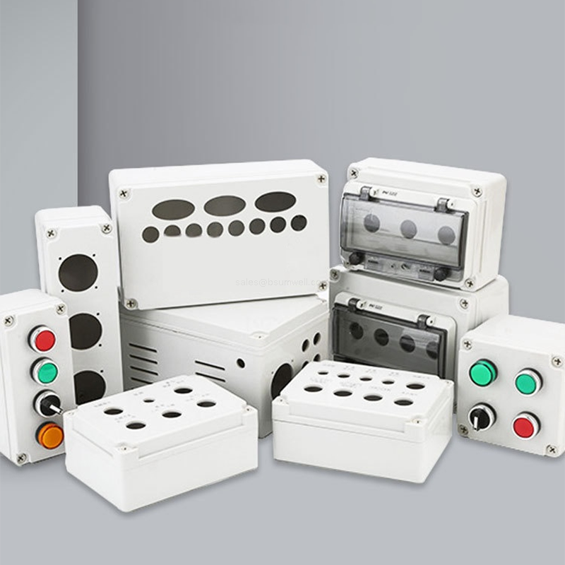 IP67 Waterproof Junction Boxes Electrical AG-Type New ABS Power Control Boxes Drill-Support