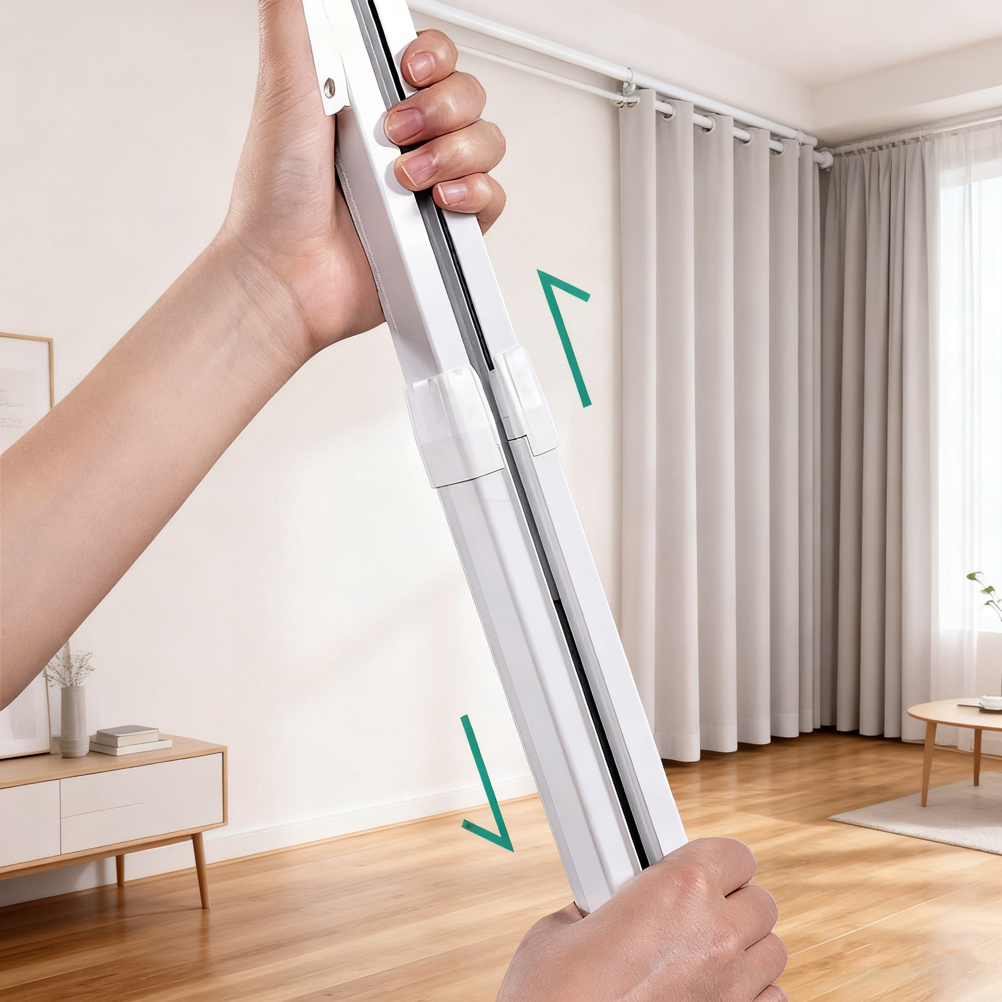 Extendable Motorized Curtain Track