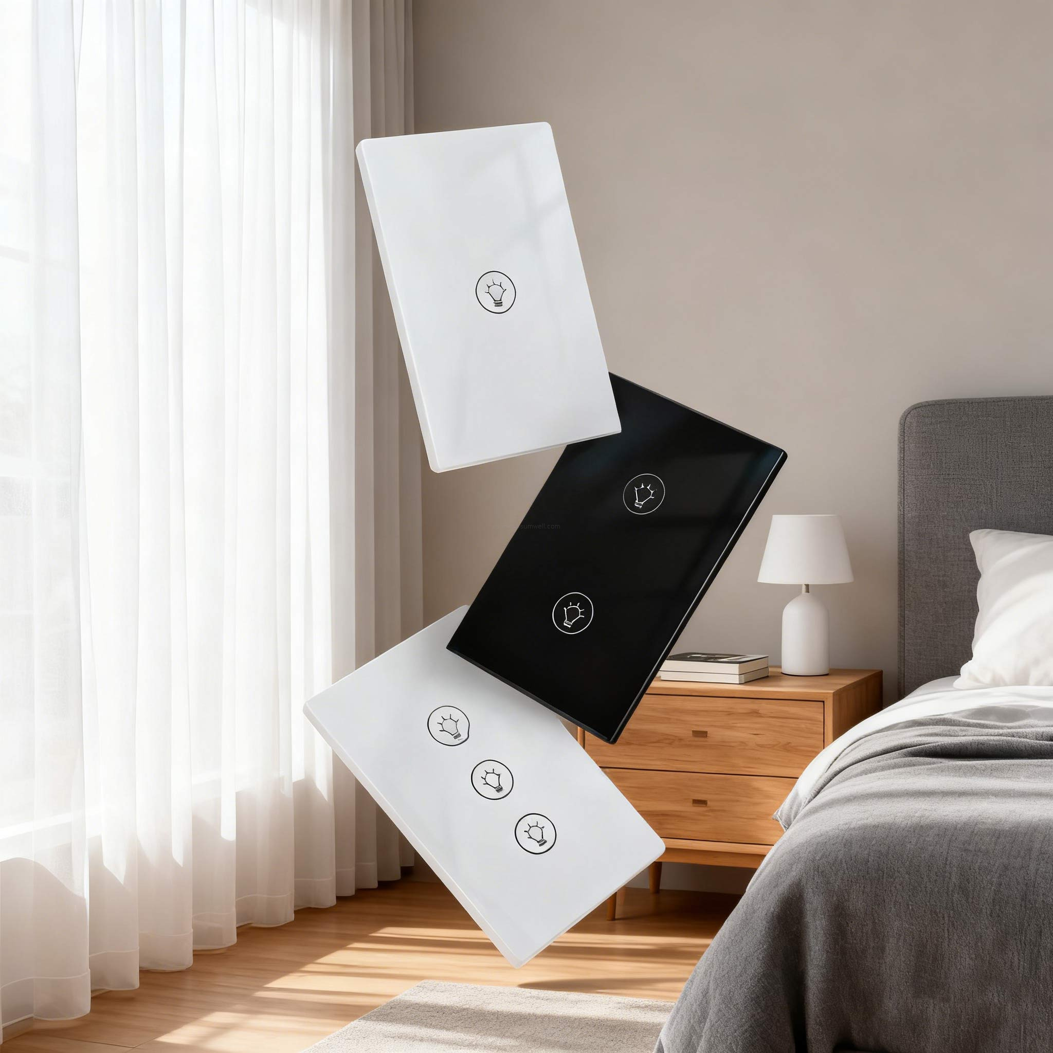 touch control Zigbee dimmer switch