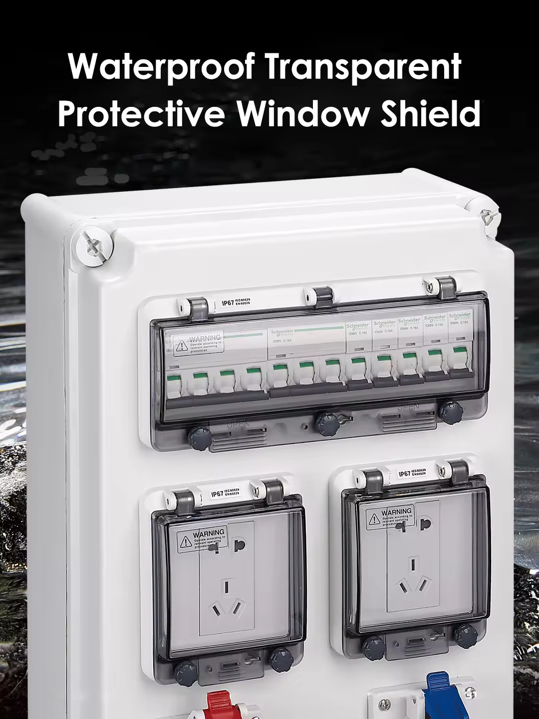 grey PC junction box