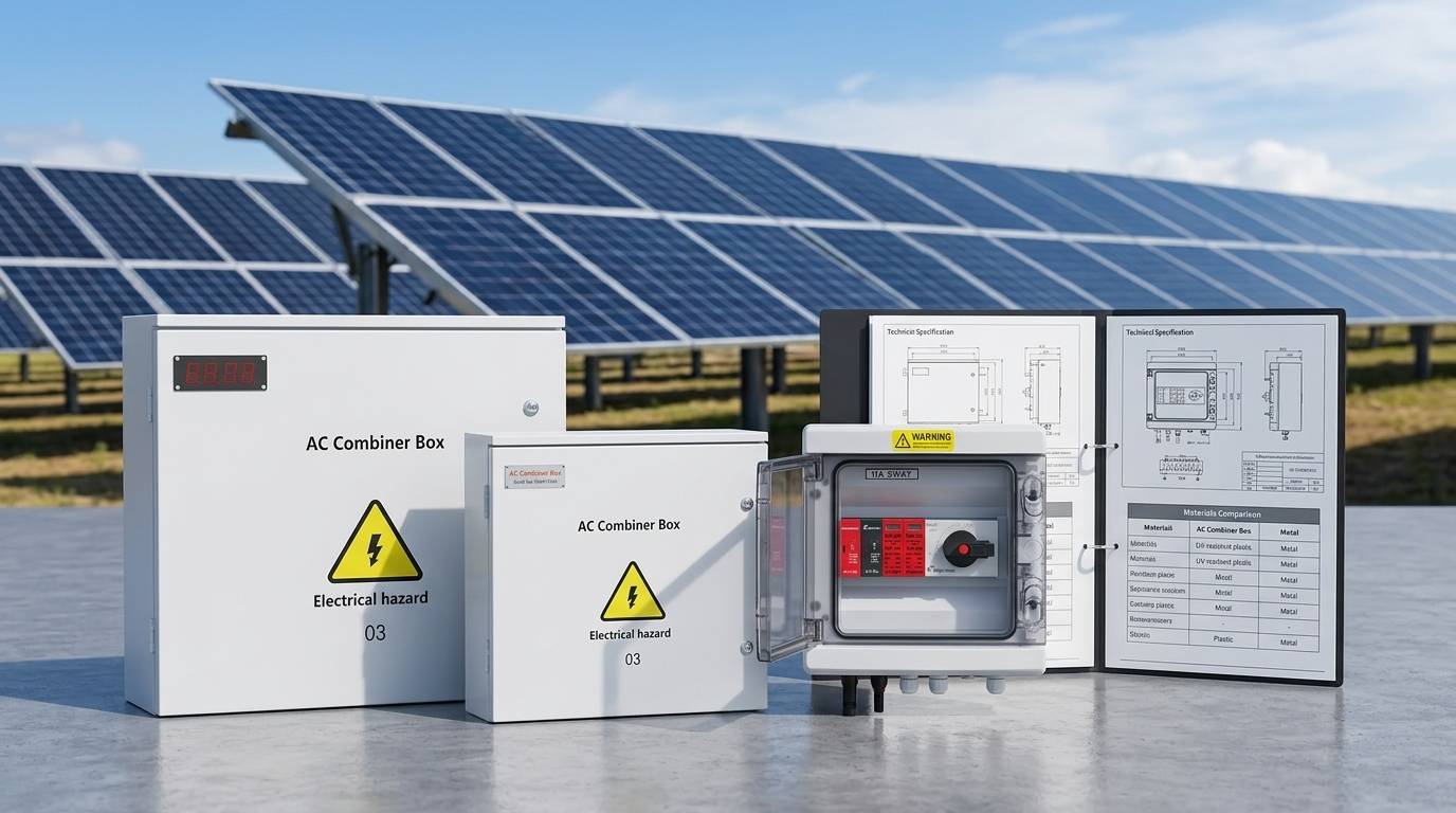PV combiner box enclosure SMC polycarbonate stainless steel comparison.jpg