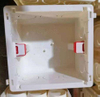 IP54 Flush Mount Electrical Junction Box Flame Retardant PVC Wall Switch Socket Enclosure High Temperature Resistant International Electronics Back Box White