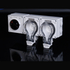 outdoor control panel socket​ GOST-R approved switched dual socket