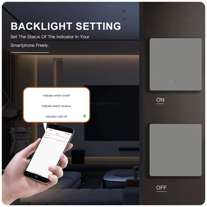 BACKLIGHT SETTING Set The Status Of The Indicator In Your Smartphone Freely.