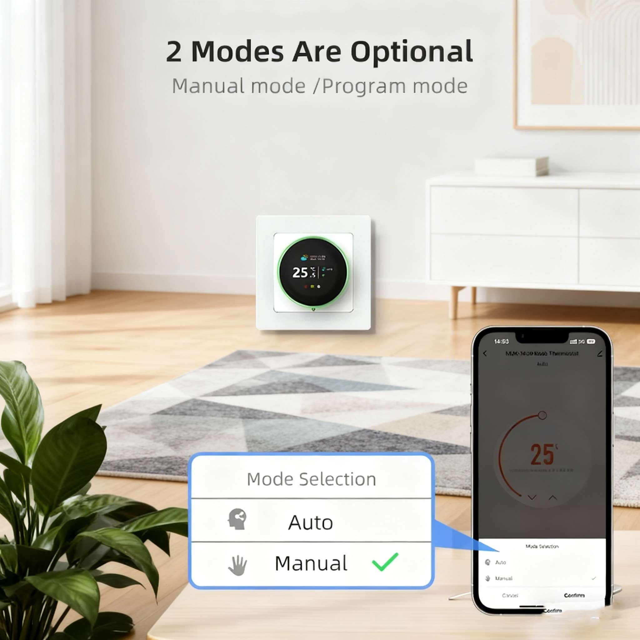 programmable gas boiler thermostat