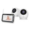 New 4.5Inch 1080P Wireless Smart Home Video Security Camera Two Way Talk Night Vison LCD Display Baby Monitoring Camera