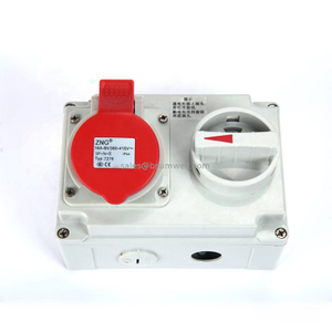 IP44 3 Phase Interlock Socket 5 Pin 400V 16A Industrial Socket With Switch