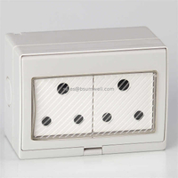 Switch Socket Waterproof Electrical 1 Gang Socket Ip55 Outdoor 220v Switch And Socket Wall Switches