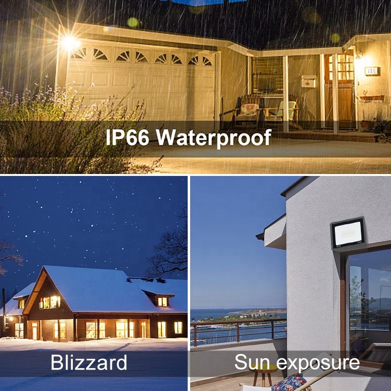 IP66 Waterproof Outdoor Tree Garden Floodlight LED Flood Light 30w 50w 100w RGB+W+C Multicolor Smart IR Remote Control 100W CE