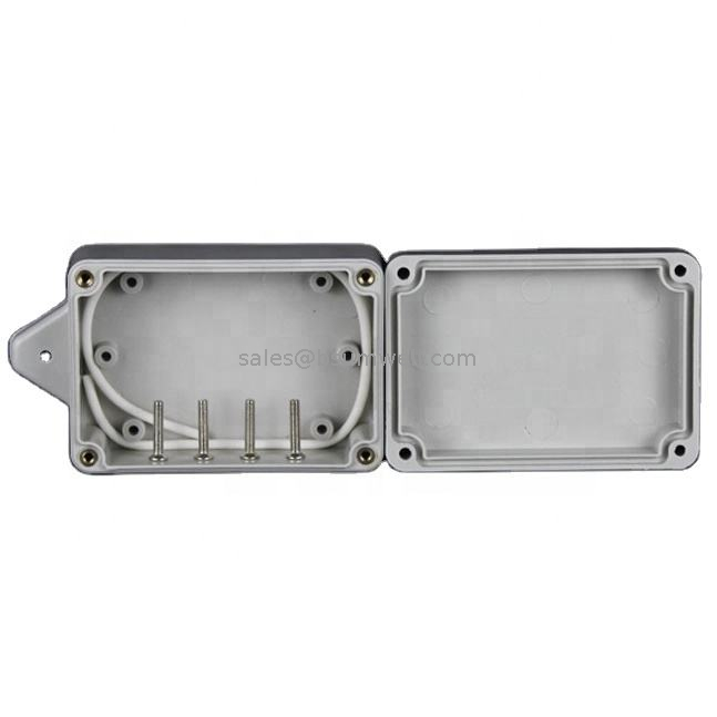 ABS 83*58*33mm Electric IP67 Transparent Cover Clear Lid Box Waterproof Plastic Junction Box with Ear