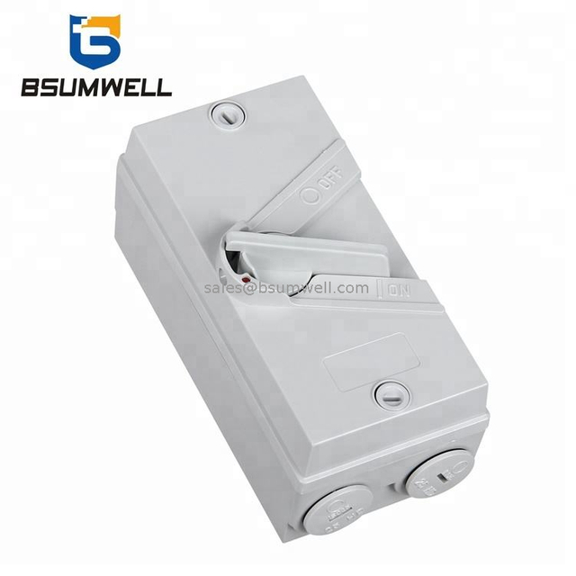Single Pole 1P 63 Amp 500V AC Isolator Disconnect Switch waterproof electrical box
