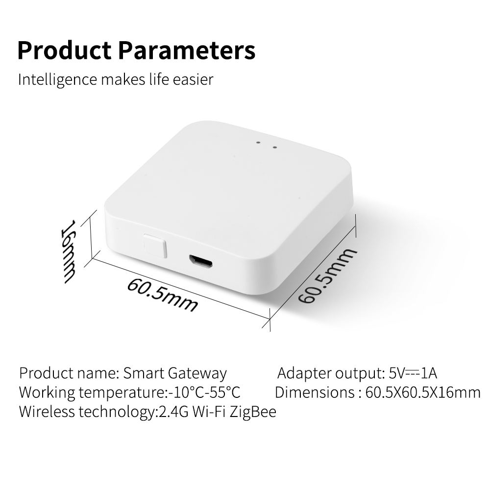 2024 New Products Zigbee Hub Tuya Smart Home Products Gateway Lora Tuya Gateway Zigbee 3.0 Gateway