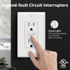 15a 20 Amp Tamper Resistant 125v Wall Gfci Receptacle Outlet