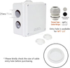  400*350*120mm ABS PC Plastic Waterproof Electrical Junction Box Bell Outdoor Outlet Covers