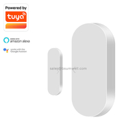 Smart Home Security System Unnormal Opening State of Doors And Windows Reminding Tuya Smart Door Window Sensor Zigbee