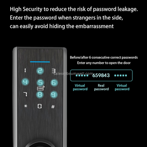  Hot Sales Cylinder Key Residential keyless door lock with deadbolt