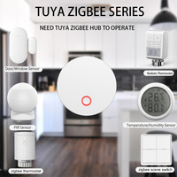 Tuya WiFi/ZigBee/BLE Smart Thermostatic Radiator Valves Wireless TRV Battery Operated Underfloor Heating Thermostat