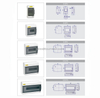 Portable Industrial Outdoor Consumer Units Distribution Power Box Electrical 36 Way