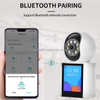 6MP Dual Lens Dual Screen Video Call Camera Two Way Voice Full Color Night Vision Indoor Wifi Smart Camera