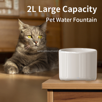 Wholesale Oem 2.5L Automatic APP Smart Electric Wifi Wireless Custom Pet Water Dispenser Drinking Fountain for Cat Dog