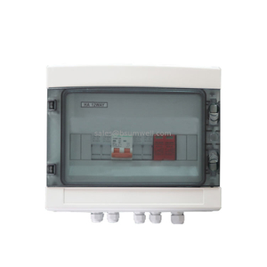 CE Posher IP65 1 IN 1 OUT 1 Strings Array 16A 500V DC Solar PV Combiner Box for Solar System With WSPN-8 WAYS BOX