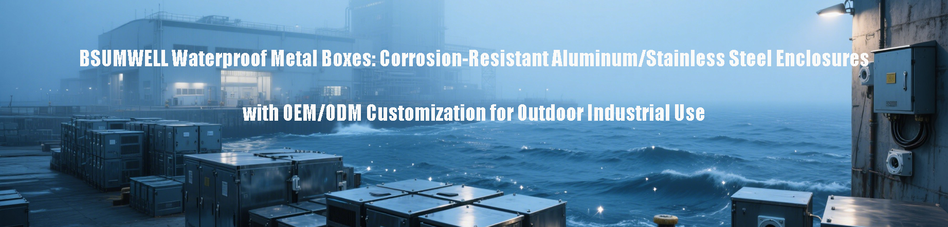 Corrosion Resistant Aluminum Stainless Steel Enclosures with OEM ODM