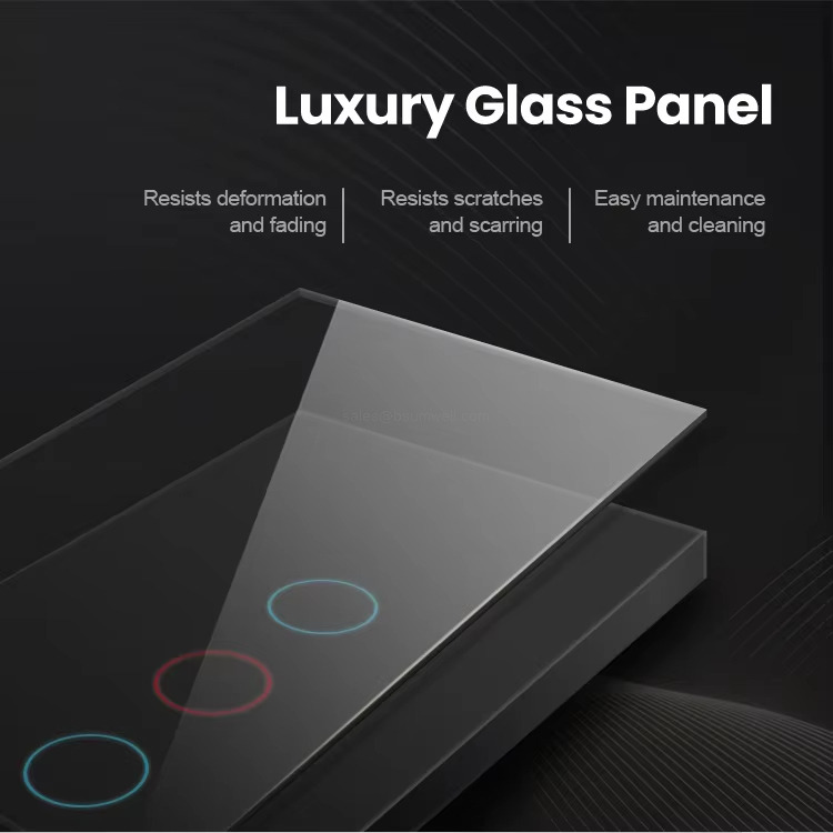 Switch Light Wifi Smart Timer Touch Lights Switch US with App Control New Design