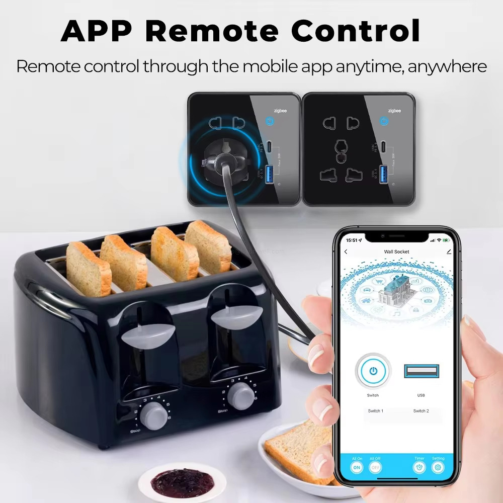 APp Remote Contro Remote control through the mobile app anytime, anywhere