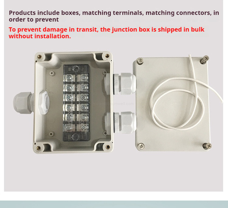 Factory Direct IP66 Waterproof ABS Junction Box with Terminals –