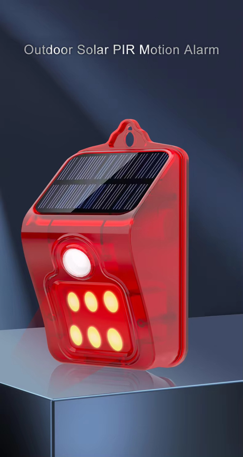 Outdoor Solar PlR Motion Alarm
