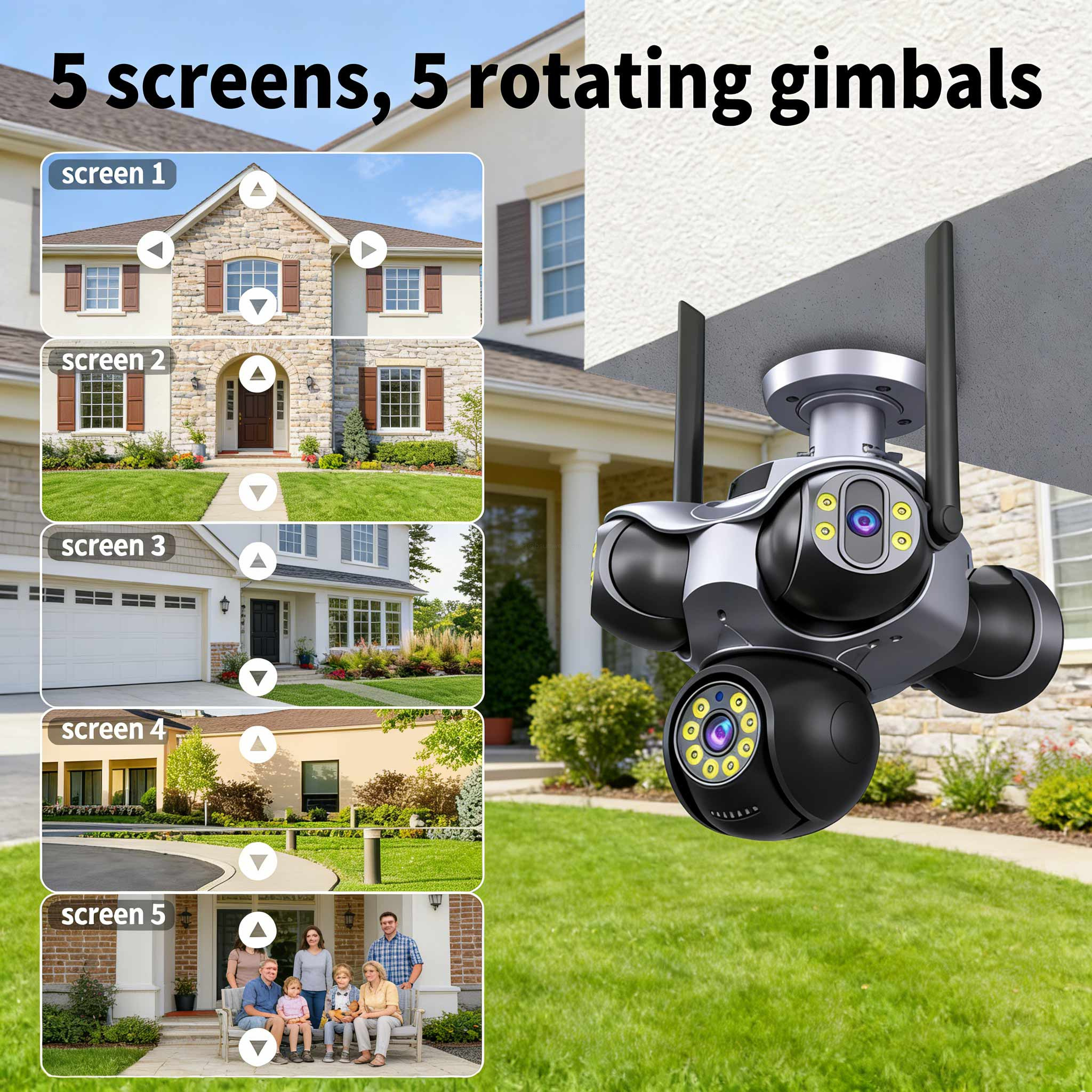 360° full color night vision camera
