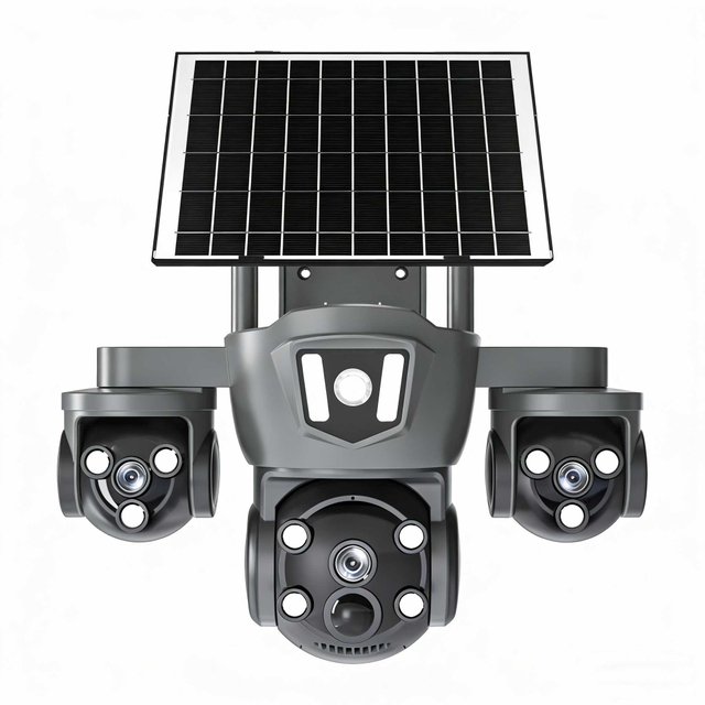 low-power solar 4G outdoor PTZ camera