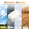 UL94 V0 Flame Retardant PC ABS Waterproof Electrical Junction Box 13.8x9.9x5.9 Inch Plastic Outdoor IP66 Weatherproof Project Enclosure Case