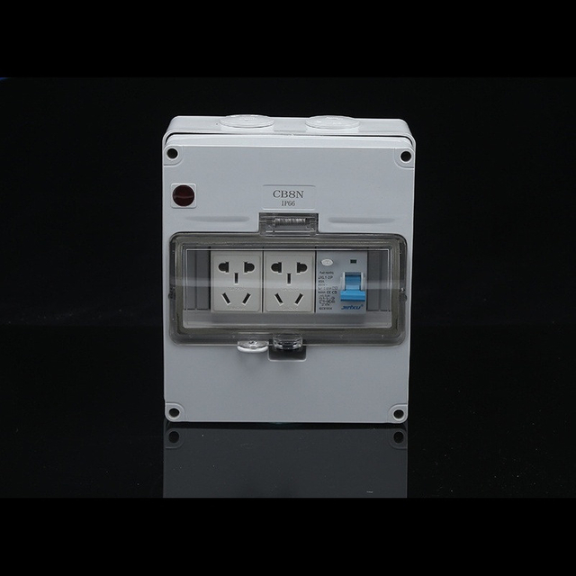 flame retardant PC 8-way db box