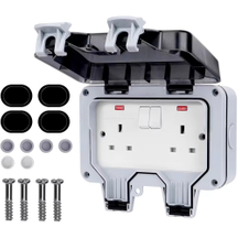 multi outlet outdoor socket
