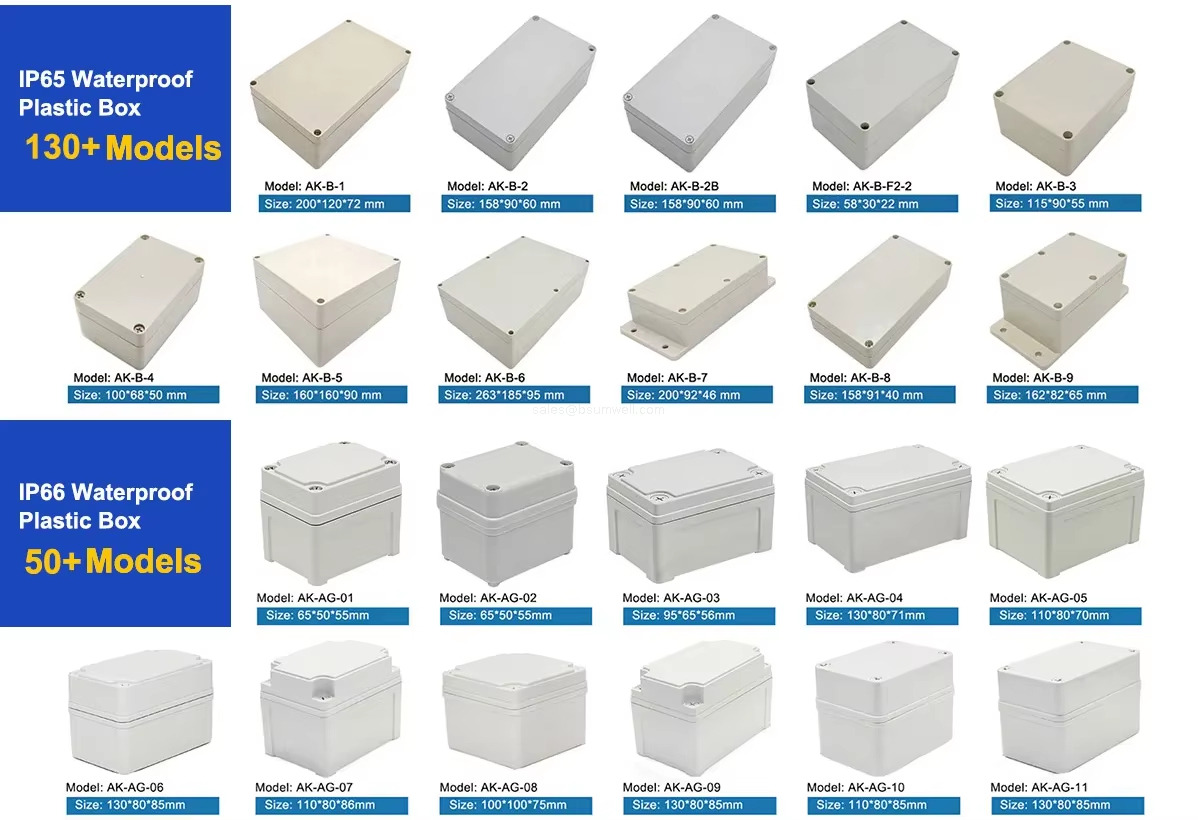 One-stop Custom Plastic Enclosure Outdoor Junction Box Injection Molding Manufacturing Services