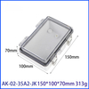Outdoor Waterproof Plastic Junction Box IP65 Rated Electrical Enclosure for Industrial and Home Use