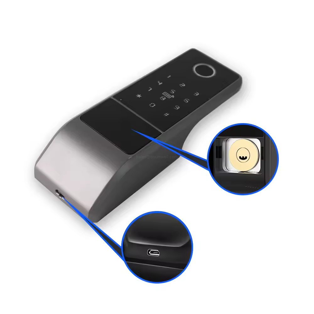 wifi Tuya App Biometric Fingerprint Keypad Password Keyless Intelligent Door Lock