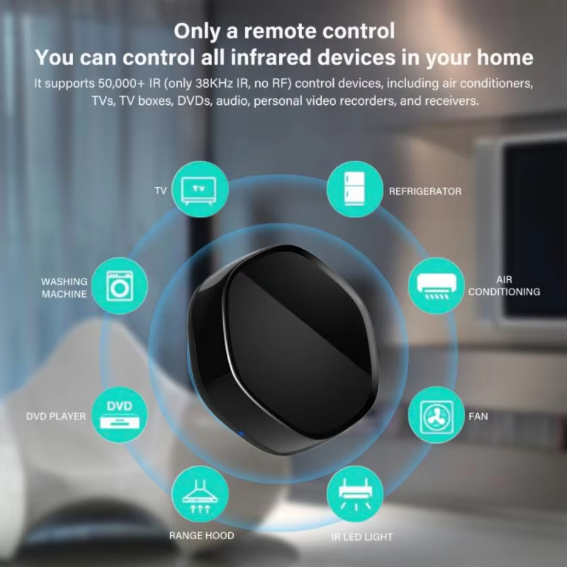 Only a remote control. You can control all infrared devices in your home