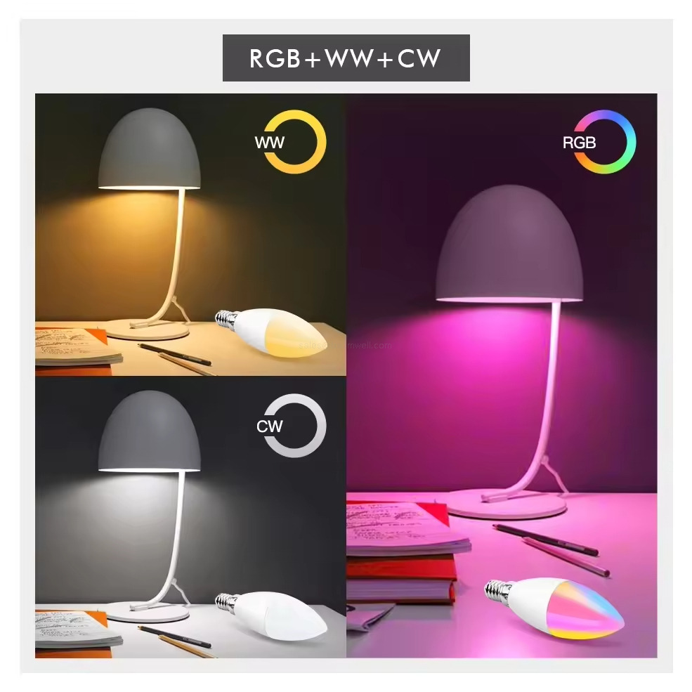 16M color 2700K-6500K Tuya smart bulb