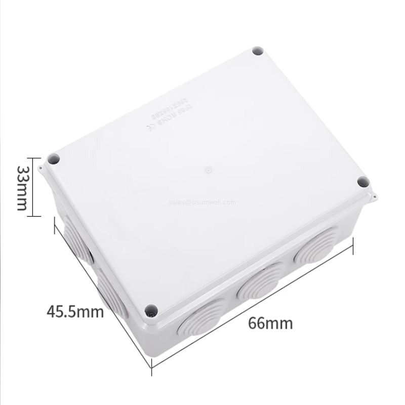Durable ABS Plastic RA RT Junction Box Weatherproof Electrical Enclosure with Knockout Holes