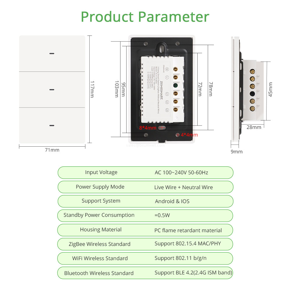 Product Parameter